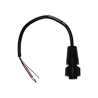 8 Inch (in) Length Shielded Cable Assembly with Polyvinyl Chloride (PVC) Female Connector on Overmolded Straight