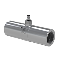 TM Series 2 Inch (in) Meter Inside Diameter (ID) Turbine Flowmeter with Female National Pipe Thread (FNPT) Ends