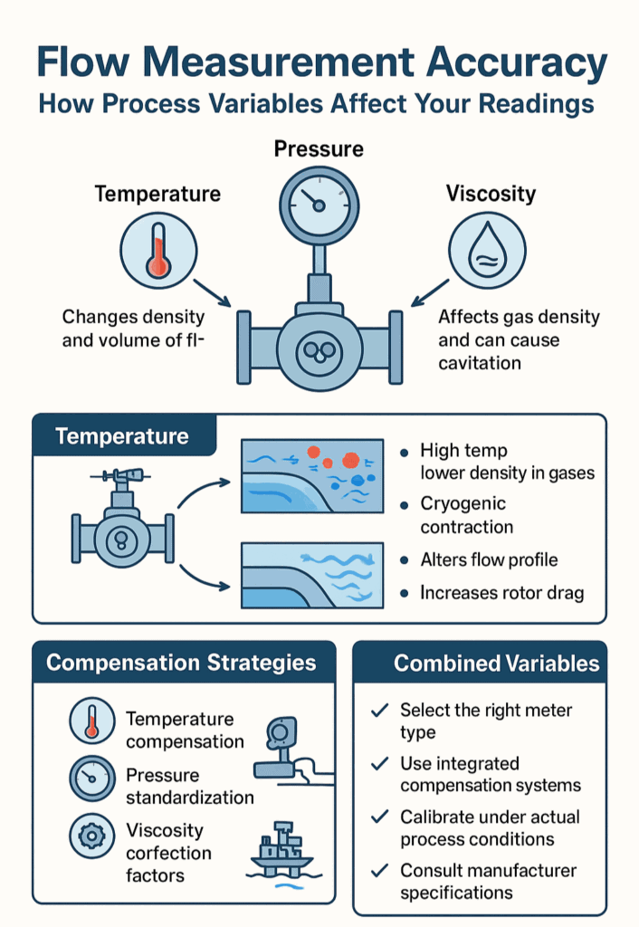 How Temperature, Pressure, and Viscosity Affect Flow Measurement