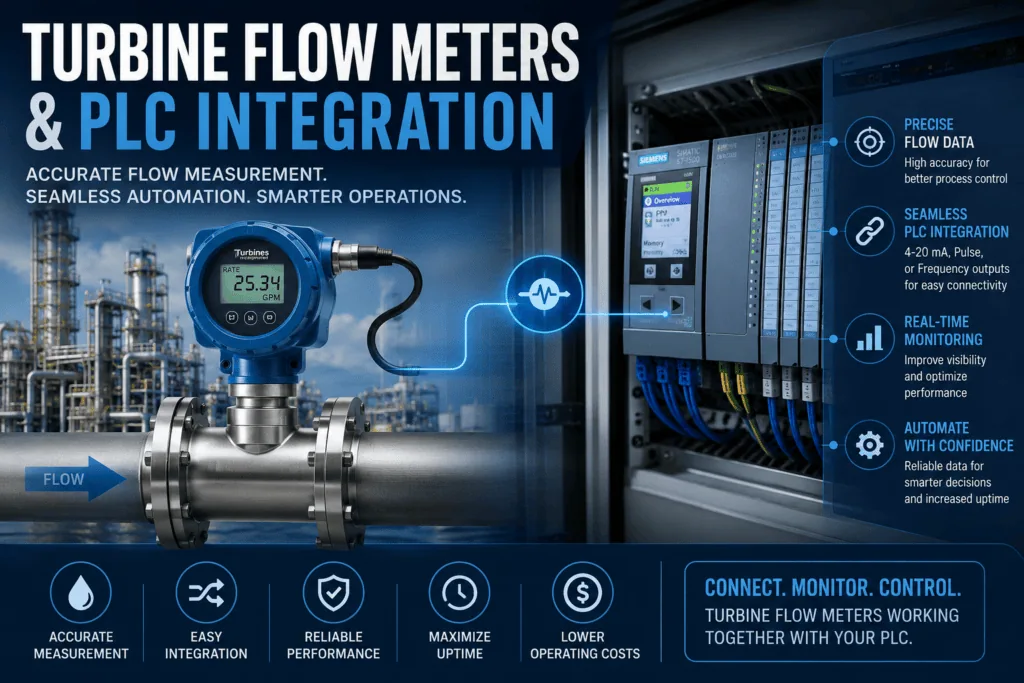 Turbine flow meters & PLC Integration