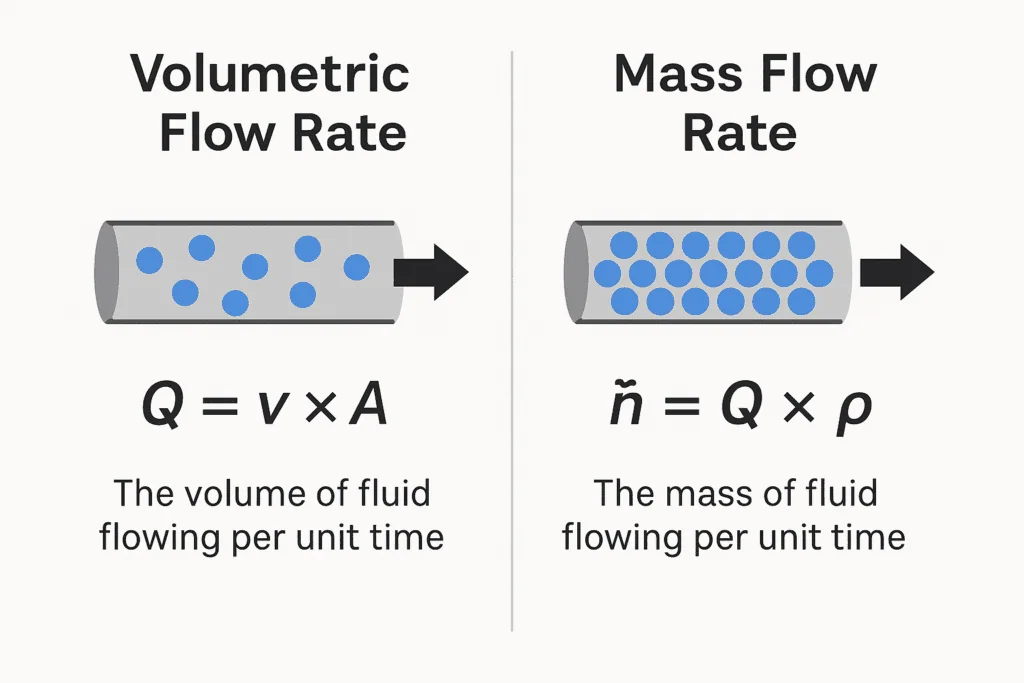 Volumetric Flow Rate vs. Mass Flow Rate: Definitions, Differences, and Conversion